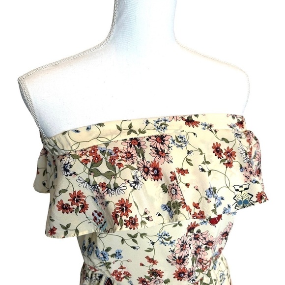 MAJE | Rinora Off The Shoulder Floral Dress - Picture 2 of 9